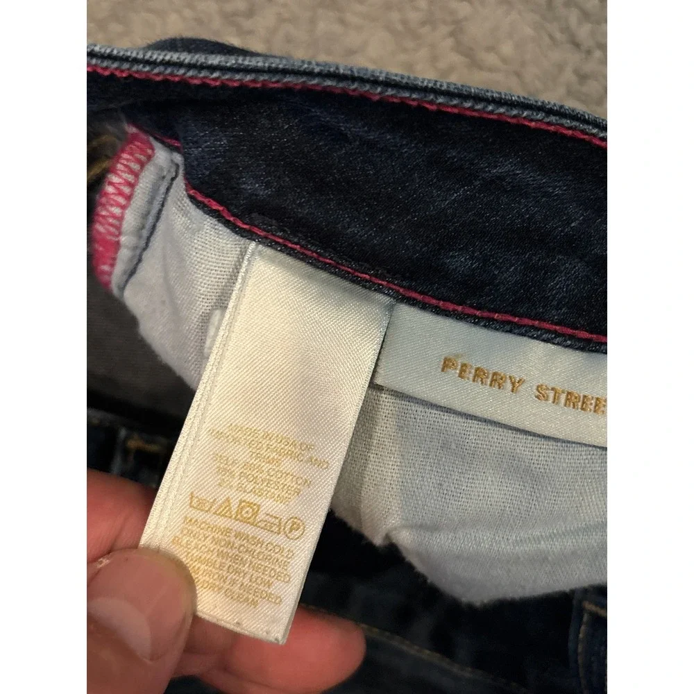 Kate Spade New York Play Hooky Perry Street Dark Wash Straight Leg Jeans Size 28